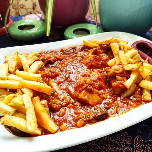 طرز تهیه خورش قیمه با مرغ