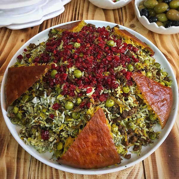 طرز تهیه نخود فرنگی پلو