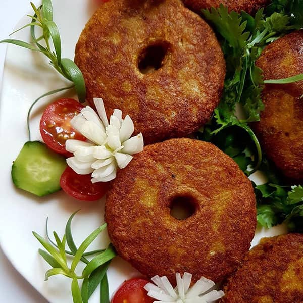 طرز تهیه شامی پوک با سیب زمینی