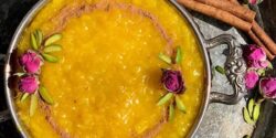 طرز تهیه شله زرد مجلسی بسیار خوشرنگ با طعم عالی