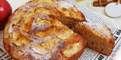 طرز تهیه کیک سیب و دارچین فوری و ساده با طعم بسیار عالی