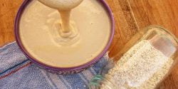 طرز تهیه ارده کنجد سالم به روش خانگی و با طعم بسیار عالی