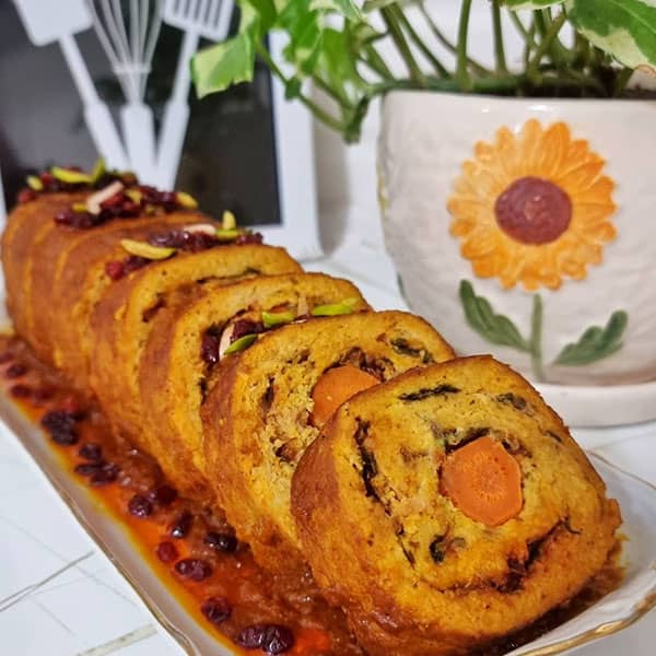 طرز تهیه رولت مرغ
