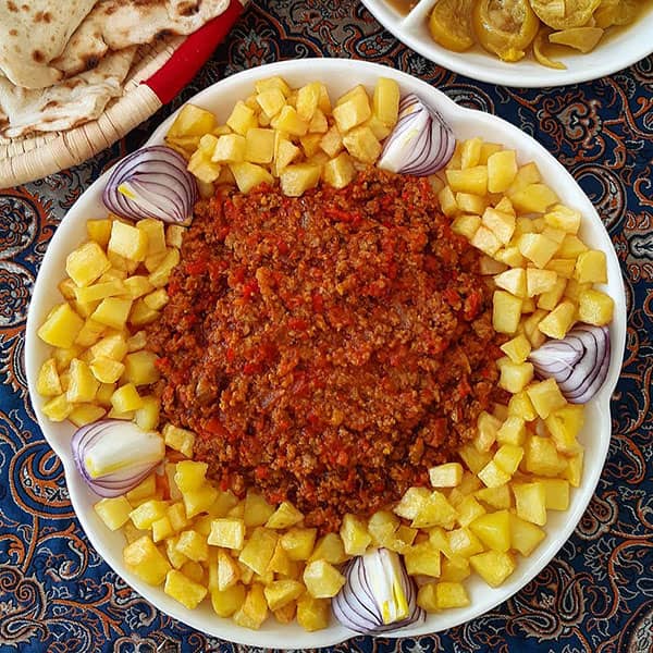 طرز تهیه واویشکا گوشت چرخ کرده طرز تهیه واویشکا با سیب زمینی عکس واویشکا گوشت