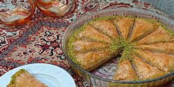 طرز تهیه باقلوا استانبولی ترکیه ای با طعم بسیار عالی