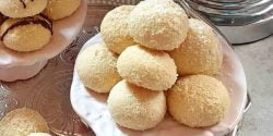 طرز تهیه کوکی نارگیلی ساده و بازارای با طعم بسیار عالی