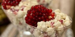 طرز تهیه سالاد انار و گل کلم مجلسی با طعم بسیار عالی