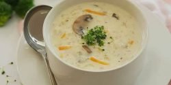 طرز تهیه سوپ شیر رستورانی و مخصوص با طعمی بی نظیر