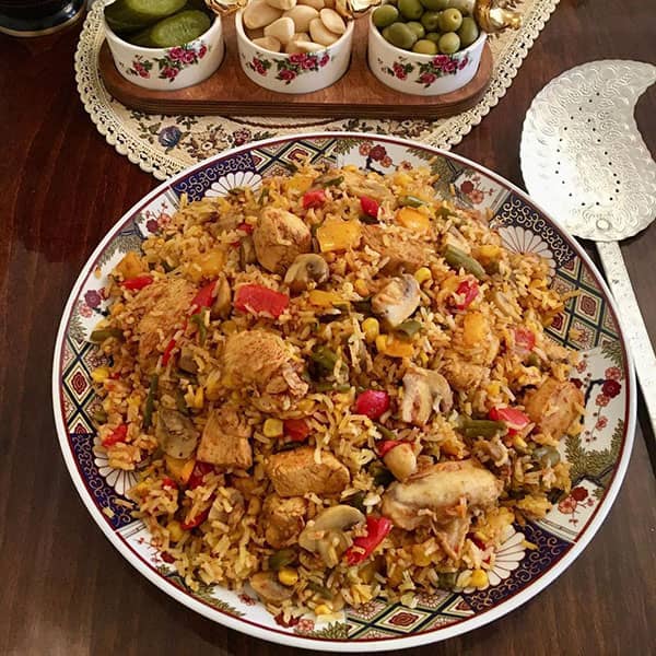 طرز تهیه پلو مکزیکی
