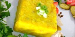 طرز تهیه دو پیازه سیب زمینی خوشمزه و ساده مرحله به مرحله