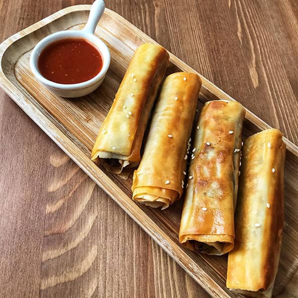 طرز تهیه اسپرینگ رول گوشت