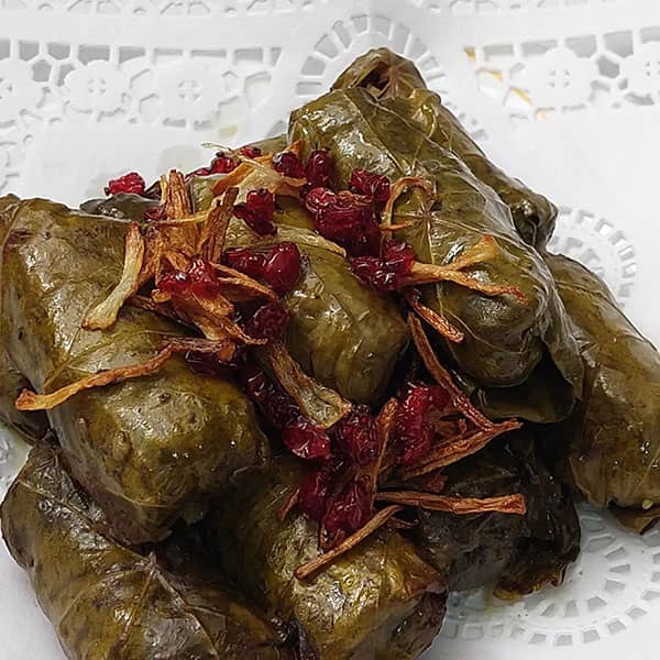 طرز تهیه دلمه برگ مو