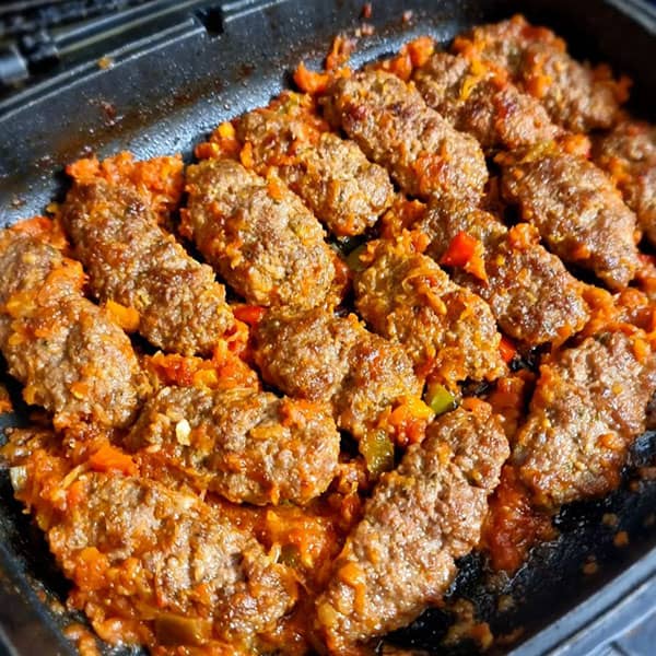 طرز تهیه کباب حسینی با گوشت چرخ کرده
