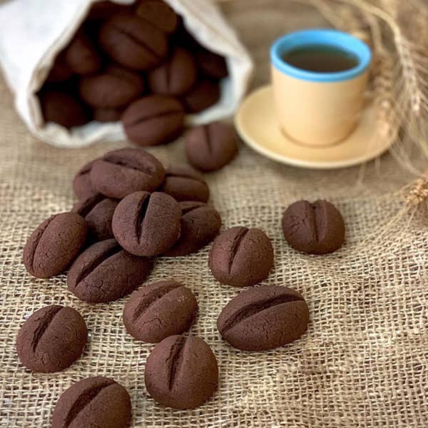 طرز تهیه شیرینی دانه قهوه , دستور پخت شیرینی دانه قهوه