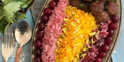 طرز تهیه آلبالو پلو با گوشت قلقلی و طعم بسیار عالی