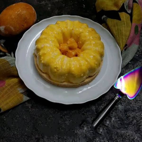 طرز تهیه چیز کیک انبه