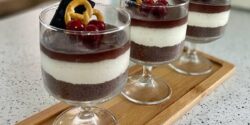 طرز تهیه چیز کیک شکلاتی مجلسی با طعم بسیار عالی