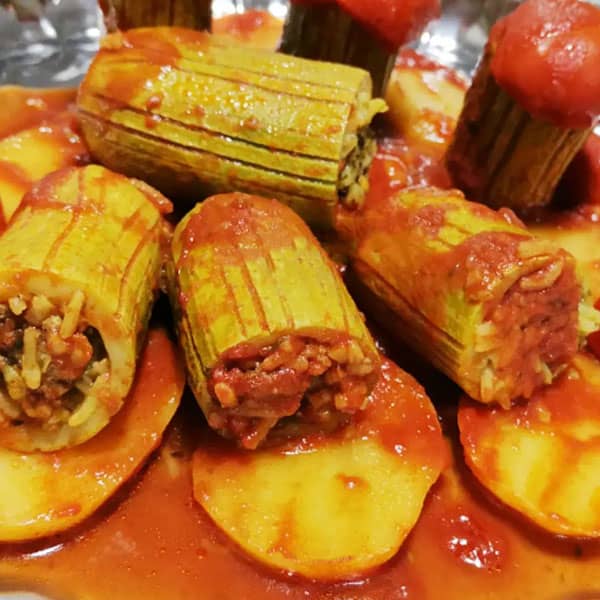 طرز تهیه دلمه کدو سبز