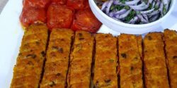 طرز تهیه کوبیده مرغ در فر به روش مجلسی و با طعم بسیار عالی