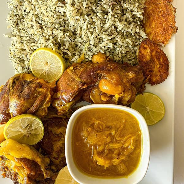 طرز تهیه شوید پلو با ماهیچه