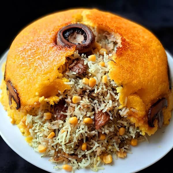 طرز تهیه ته چین شوید پلو