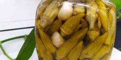 طرز تهیه ترشی بامیه به روش مجلسی و با طعم بسیار عالی