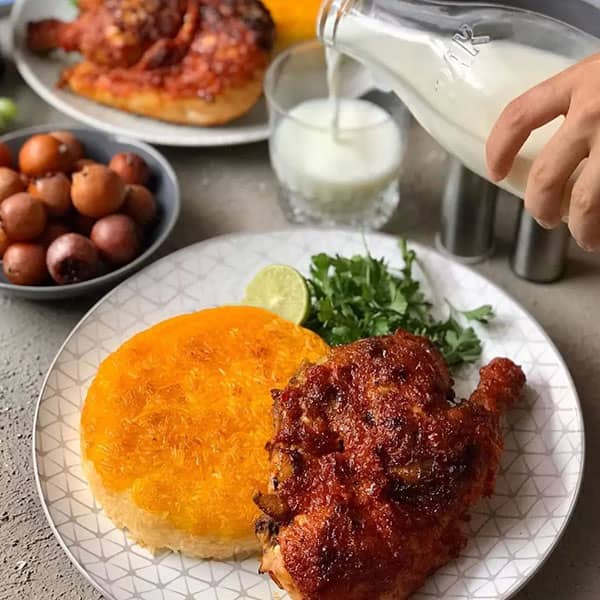 طرز تهیه مرغ تنوری