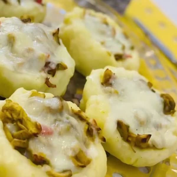 طرز تهیه پوره شکم پر
