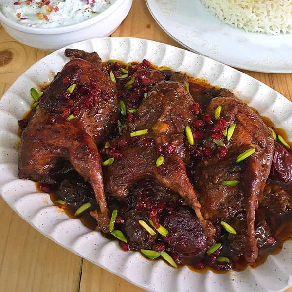 طرز تهیه بلدرچین شکم پر