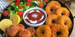 طرز تهیه دونات مرغ به روش رستورانی و با طعم بسیار عالی