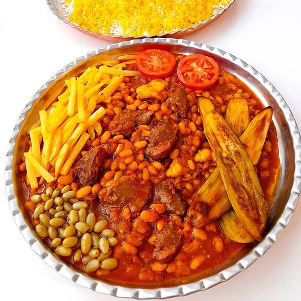 طرز تهیه خورش لوبیا سفید