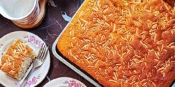 طرز تهیه کیک تخته ای به روش خانگی و با طعم بسیار عالی