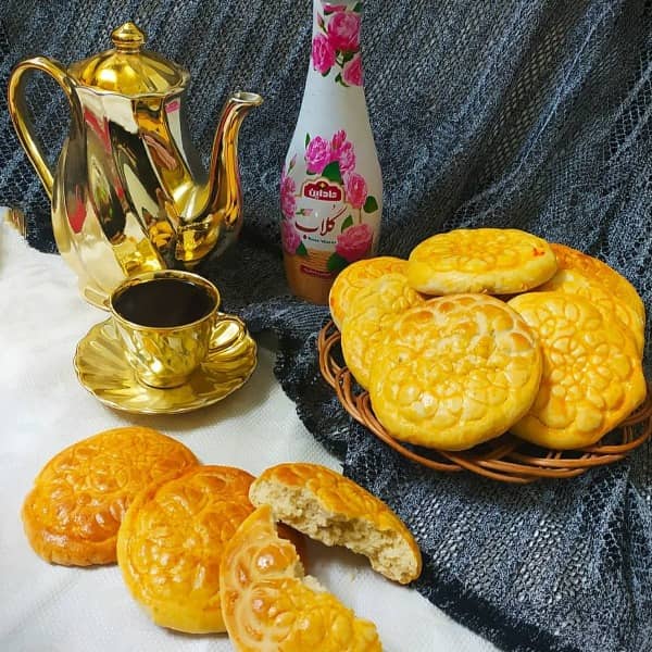 طرز تهیه کلوچه گلاب