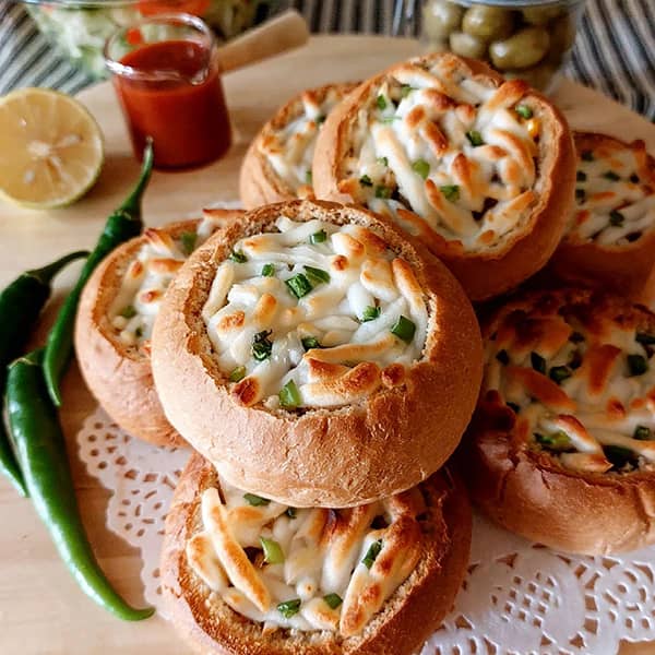 طرز تهیه پیتزا برگر