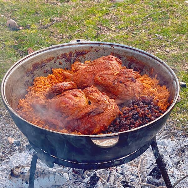 طرز تهیه چکدرمه با مرغ