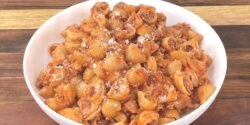طرز تهیه پاستا گوشت به روش رستورانی و طعم بسیار عالی