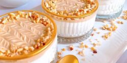 طرز تهیه دسر کرم فندقی مجلسی با طعم بسیار عالی