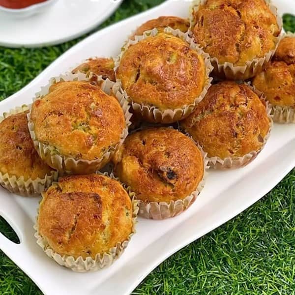 طرز تهیه مافین پیتزایی, دستور تهیه مافین پیتزایی