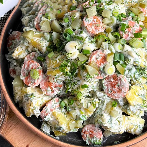 طرز تهیه سالاد آلمانی