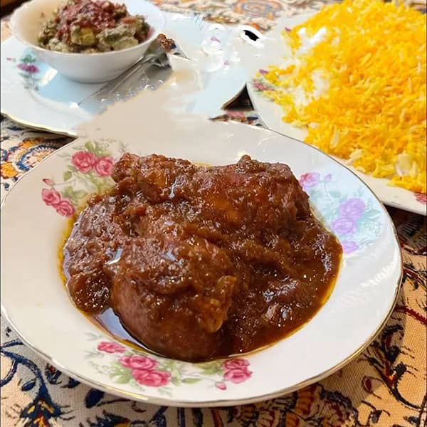 طرز تهیه خورش فسنجان با کدو حلوایی