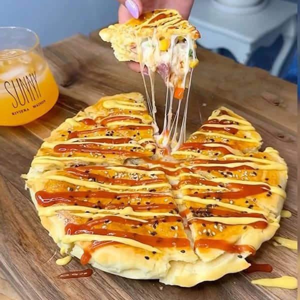 طرز تهیه کیک پیتزا