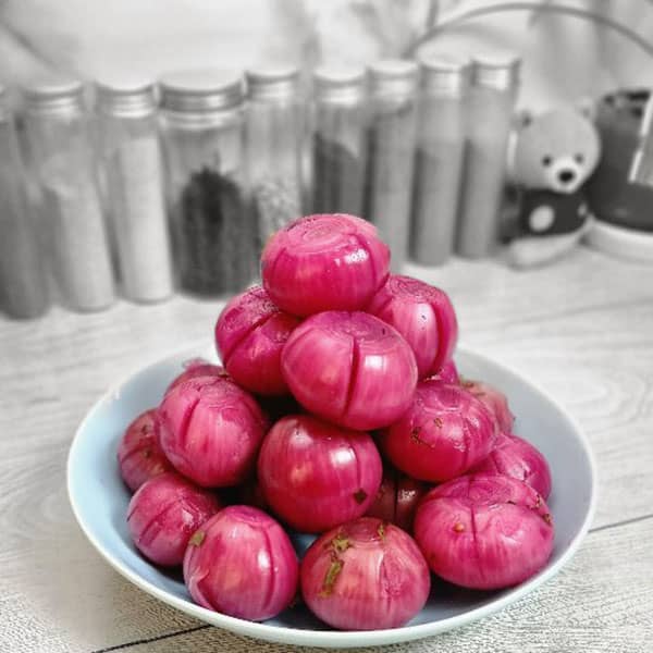 طرز تهیه ترشی پیاز قرمز