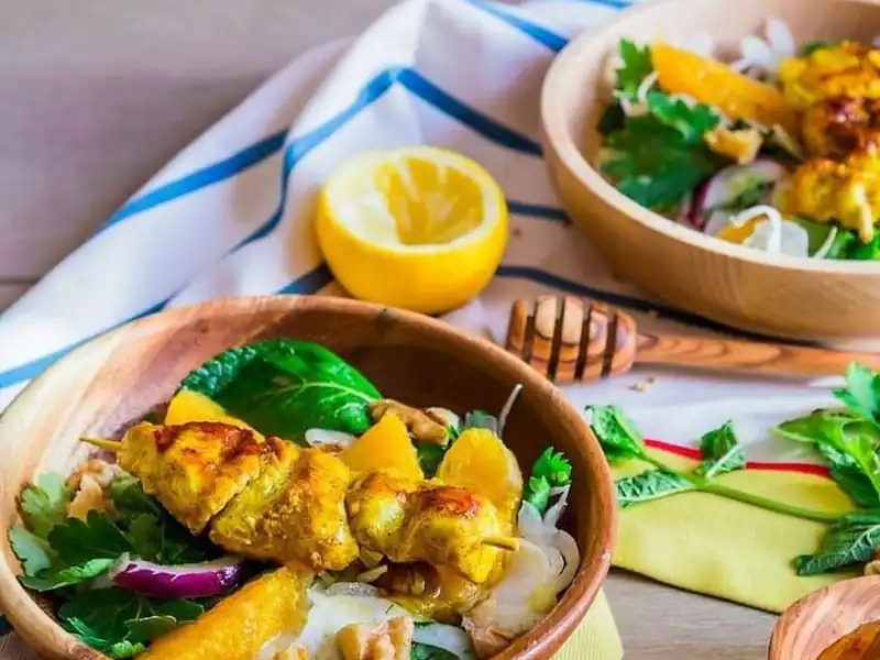 طرز تهیه جوجه کباب پرتقالی