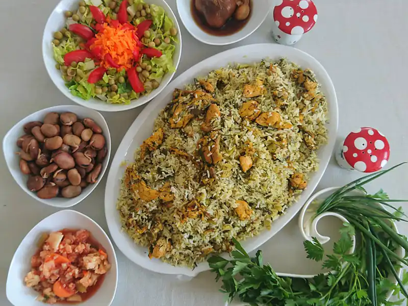 طرز تهیه سیر پلو