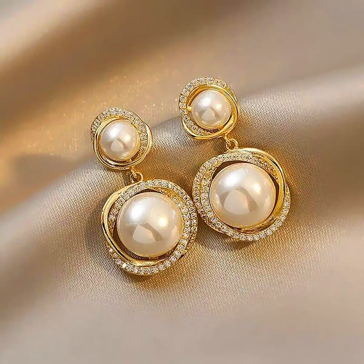 گوشواره گوی مرواریدی