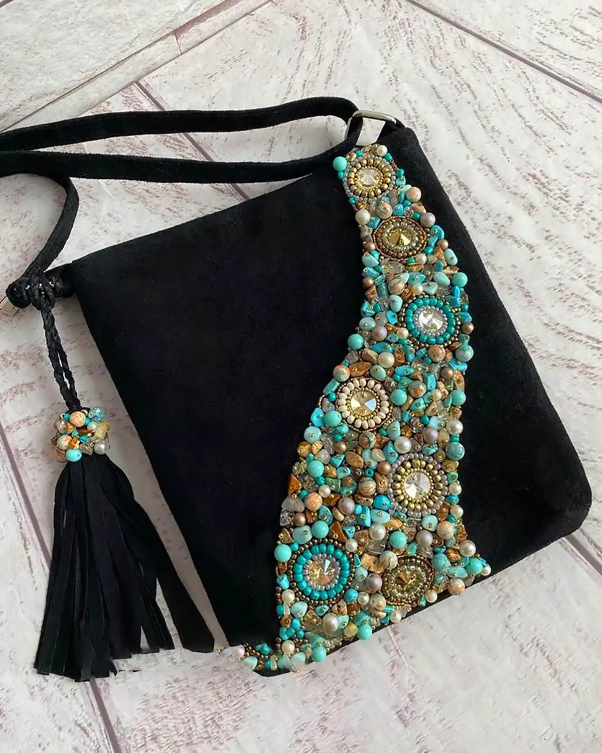 کیف مجلسی جواهردوزی 
