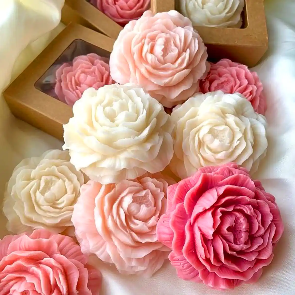 شمع گیاهی دست‌ساز 