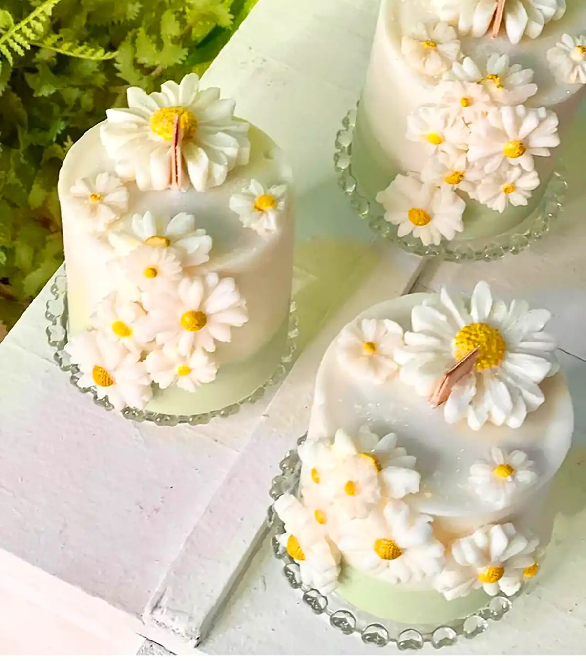 شمع گیاهی دست‌ساز 