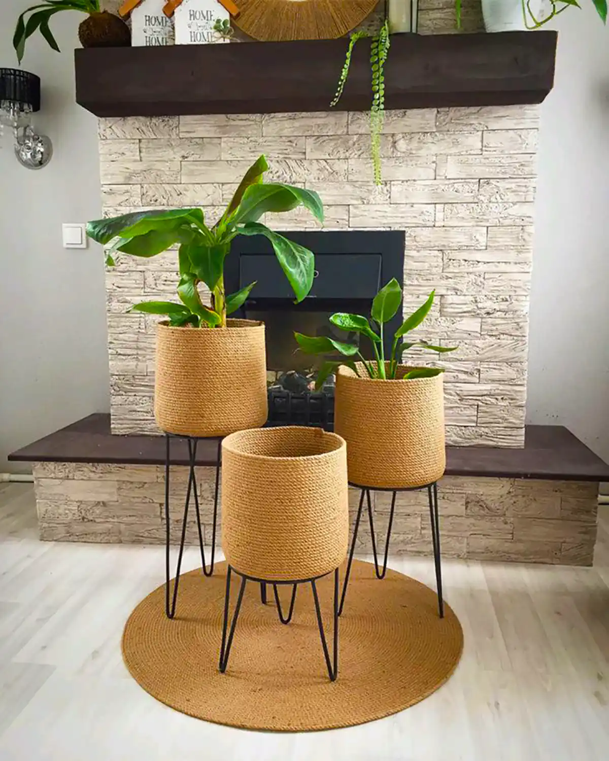 گلدون حصیری مدرن