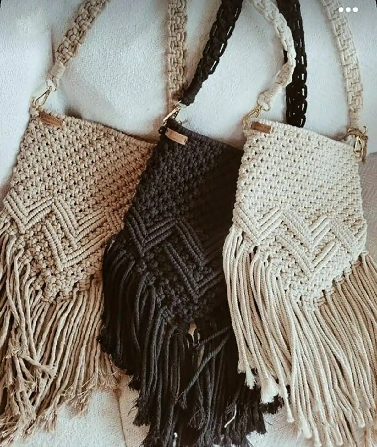 کیف مکرومه لاکچری